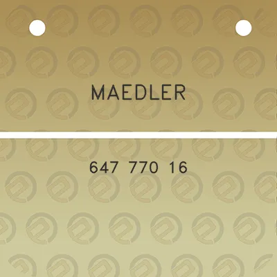 maedler-647-770-16