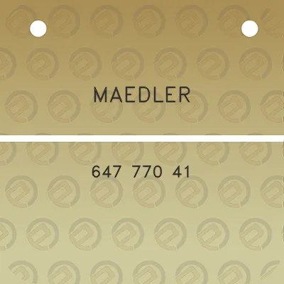 maedler-647-770-41