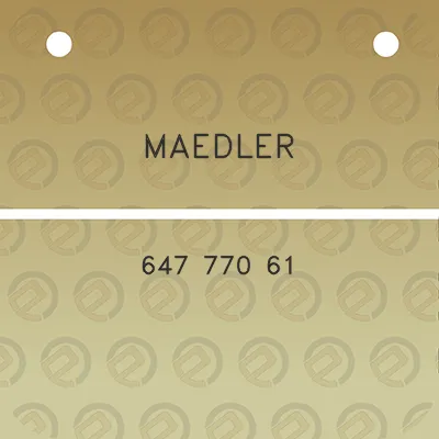 maedler-647-770-61