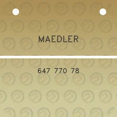 maedler-647-770-78