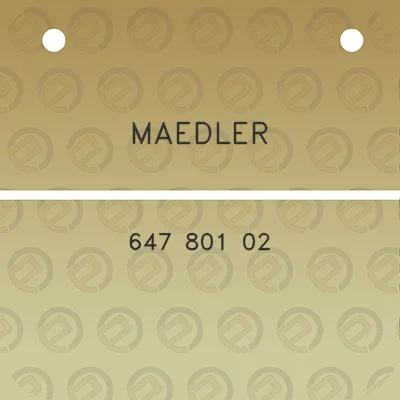 maedler-647-801-02