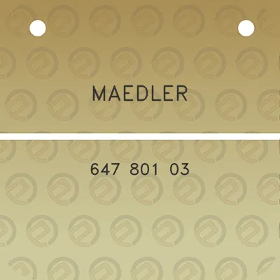 maedler-647-801-03