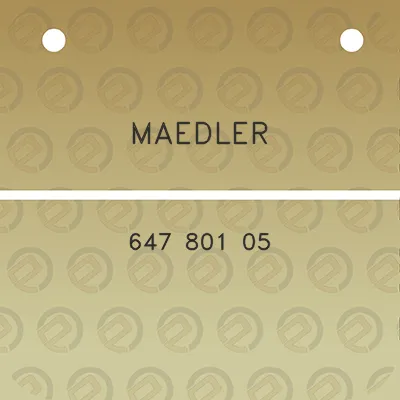 maedler-647-801-05