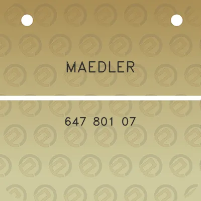 maedler-647-801-07