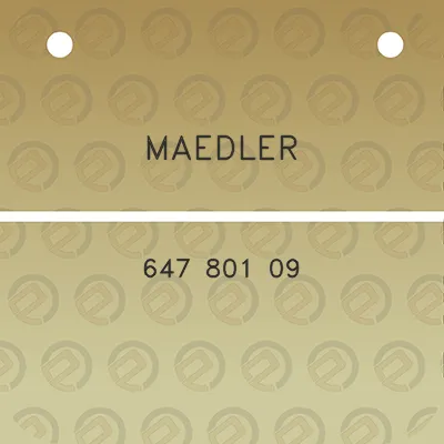 maedler-647-801-09