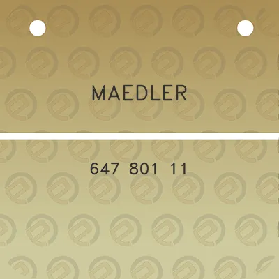 maedler-647-801-11