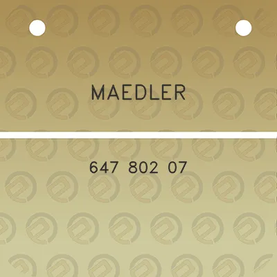 maedler-647-802-07