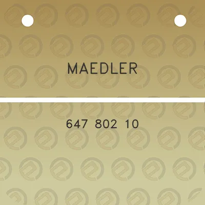 maedler-647-802-10