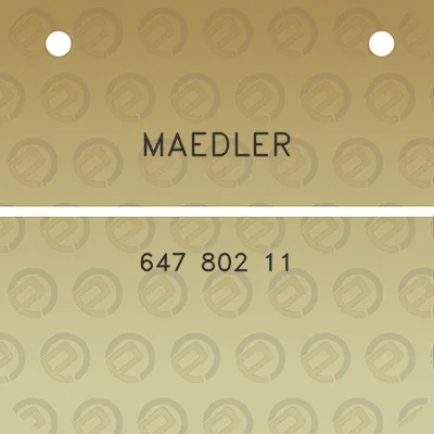 maedler-647-802-11