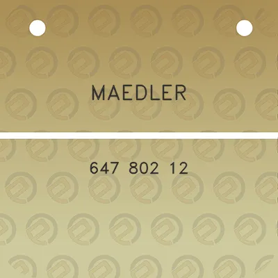 maedler-647-802-12