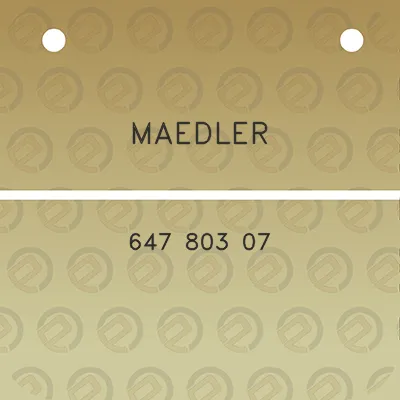 maedler-647-803-07