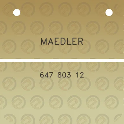 maedler-647-803-12