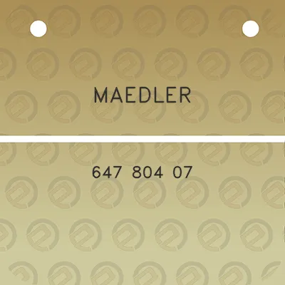 maedler-647-804-07