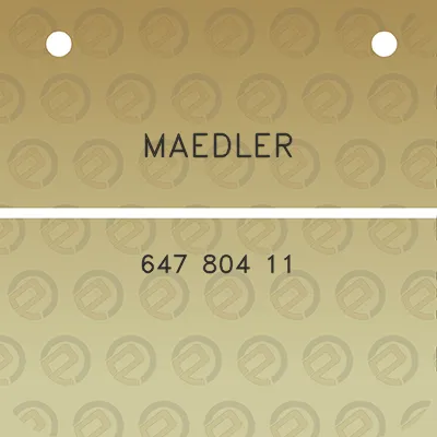 maedler-647-804-11