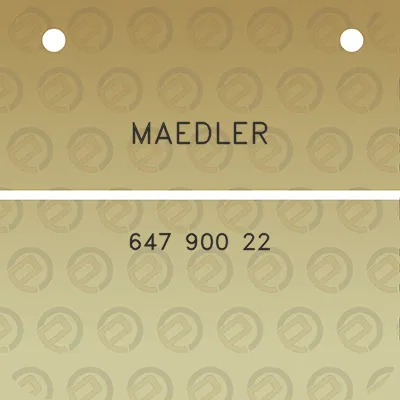 maedler-647-900-22