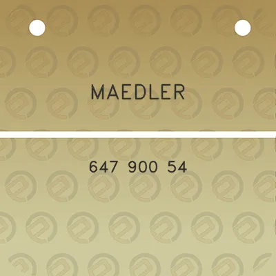 maedler-647-900-54