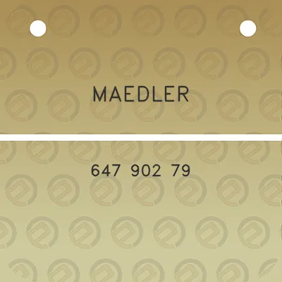 maedler-647-902-79