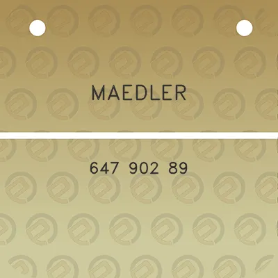 maedler-647-902-89