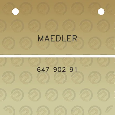 maedler-647-902-91