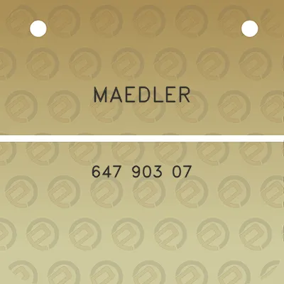 maedler-647-903-07