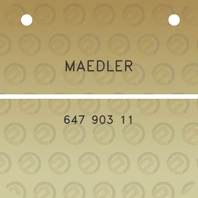 maedler-647-903-11