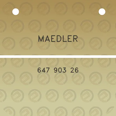 maedler-647-903-26