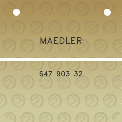 maedler-647-903-32