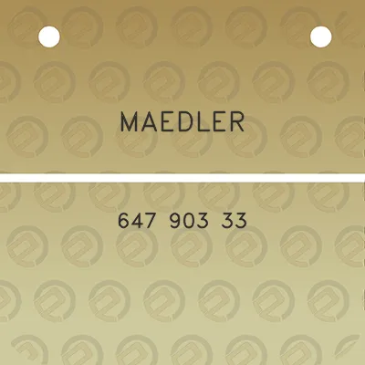 maedler-647-903-33