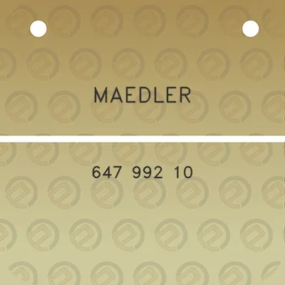 maedler-647-992-10