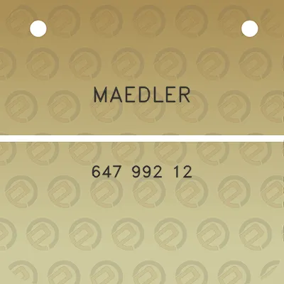 maedler-647-992-12