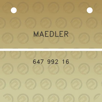 maedler-647-992-16