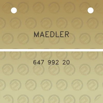 maedler-647-992-20