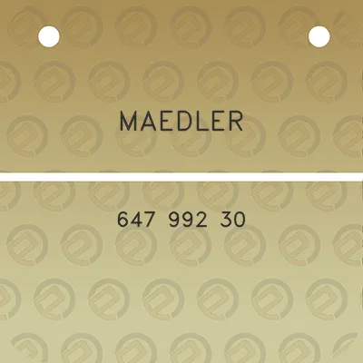 maedler-647-992-30