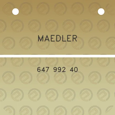 maedler-647-992-40