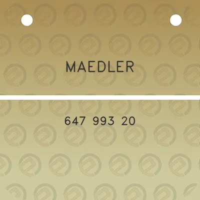 maedler-647-993-20