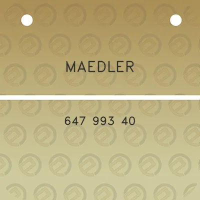 maedler-647-993-40