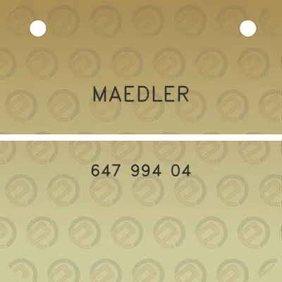 maedler-647-994-04