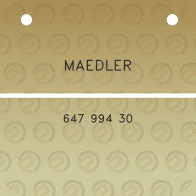 maedler-647-994-30