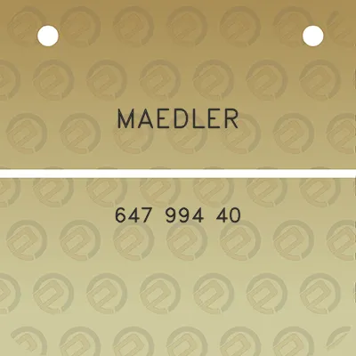 maedler-647-994-40