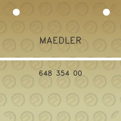 maedler-648-354-00
