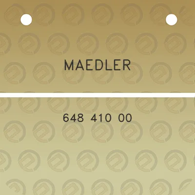 maedler-648-410-00