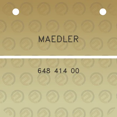 maedler-648-414-00