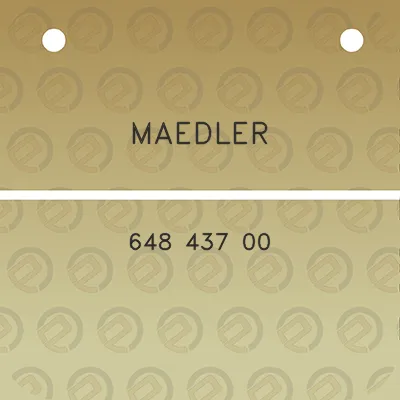 maedler-648-437-00