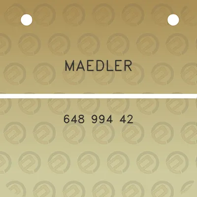 maedler-648-994-42