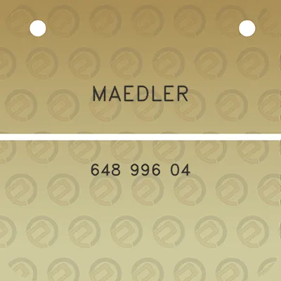 maedler-648-996-04