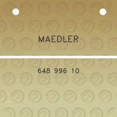 maedler-648-996-10