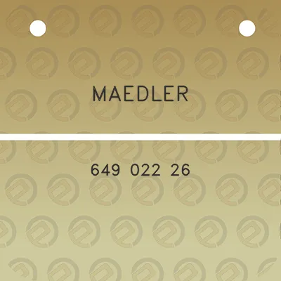 maedler-649-022-26