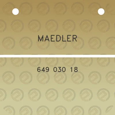 maedler-649-030-18