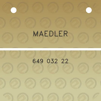 maedler-649-032-22