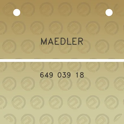 maedler-649-039-18